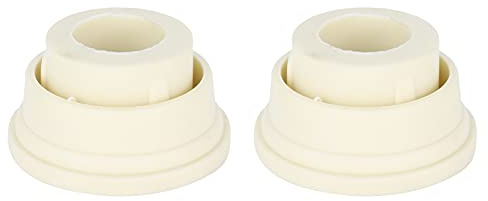 generic 2Pcs Pool Ladder Rubber Bumper Plugs, Anti-Aging Safety Stopper Caps, Universal Replacement Accessory for Most Swimming Pool Ladder Fittings