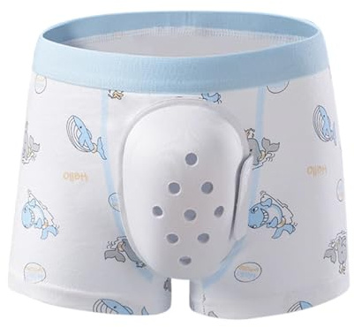 X-Institute Sous-vêtements pour enfants après les chirurgies avec bande élastique à la taille, design lisse et protection douce pour la guérison après circoncision et après opération pour enfants, J