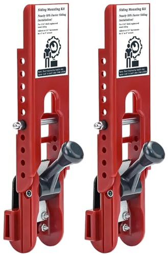 2Pcs Siding Tools Adjustable Siding Installation Tools for 5/16 Inch Fiber Cement Boards Lap Gauge Tool for Construction and Home Renovation