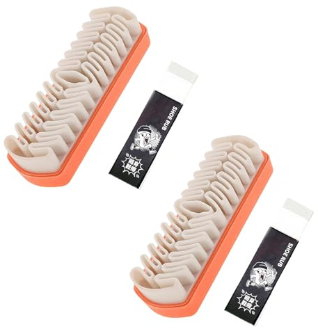 GifBasg Kit completo de cuidado para calzado en ante y cuero pulido: Incluye cepillo de cerdas suaves y goma limpiadora, limpieza eficaz y restauración para zapatos, bolsos y más
