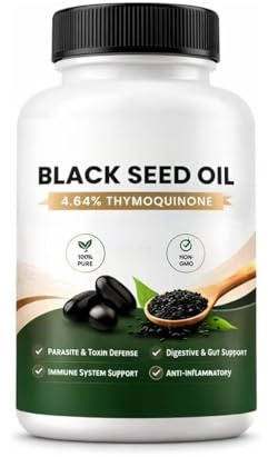 Aceite De Semilla Negra, Refuerzo Inmunológico, Digestión Y Energía, Sin OGM, Sin Gluten