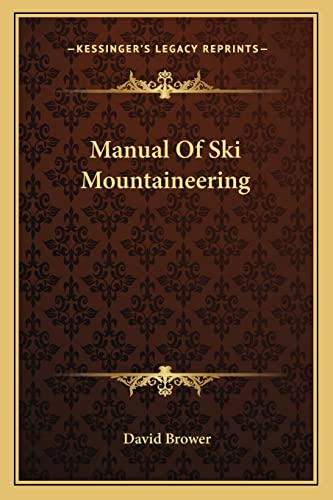 Manual Of Ski Mountaineering