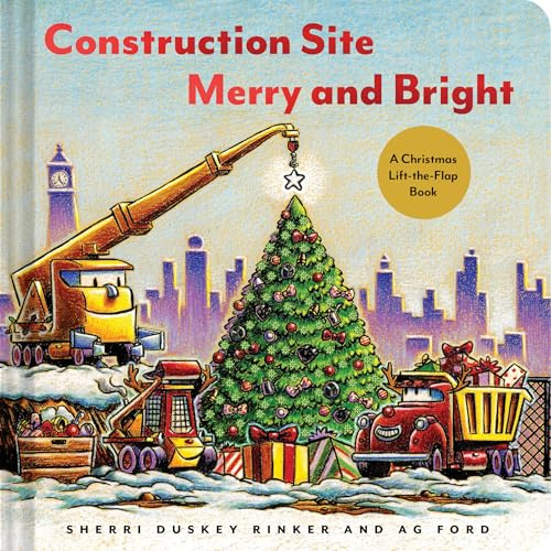 Construction Site: Merry and Bright: A Christmas Lift-the-Flap Book (Goodnight, Goodnight Construction Site)