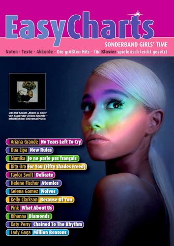 Easy Charts Sonderband: Girls' Time: Die größten Hits spielerisch leicht gesetzt. Sonderband 3. Klavier / Keyboard. Spielbuch.