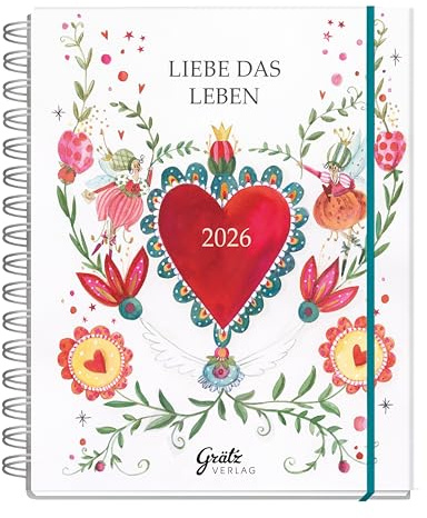 Taschenkalender Liebe das Leben 2026: Liebe das Leben