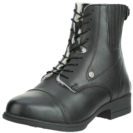 SUEDWIND© Stiefelette »ICELOCK MERINO BZ LACE« mit Reißverschluss | Winter Boots | Echt-Leder | Reitschuh mit MERINO | Icelock© Sohle | Wasserabweisend | Tolle Passform | Schwarz in Gr. 41