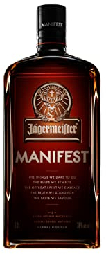 Jägermeister MANIFEST 100cl - Liquore premium a base di erbe con note di anice e frutta secca. 38% Vol.