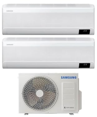 SAMSUNG CLIMATIZZATORE WINDFREE ELITE S2 WIFI DUALSPLIT R32 AJ040TXJ2KG DUE SPLIT 7000+7000 DUE SPLIT