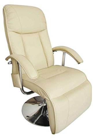 Tidyard Elektrischer Liegestuhl Massagesessel Relaxliege Sessel Relaxsessel Fernsehsessel TV Sessel Liegesessel Ruhesessel mit 10 Massageknoten und Wärmemassage,Rücken-Fußstütze verstellbar