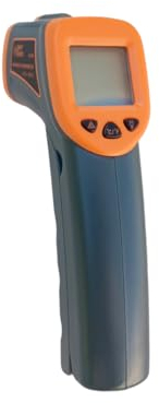 Tempo Style - Termometro Infrarossi Digitale da Cucina -26~716°F (-32~380°C) | Misura la Temperatura del Barbecue | LCD retroilluminato Laser Senza Contatto | Pile incluse