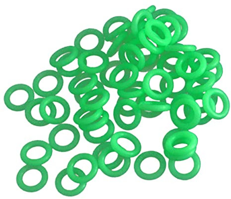 WOONEKY 100stücke Zeltpflock Fluoreszierender Ring Nachtring Camping Zeltheringe Zubehör Ring Nachtring Zeltpflock Zubehör