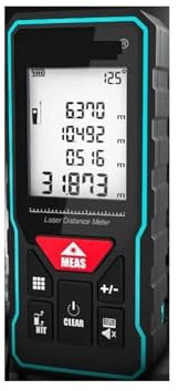 Professional Laser Trena Rangefinder X5/X6 40M 60M 80M 100M Rechargeable Digital Precision Distance Meter Tape Measure(X5,100m)