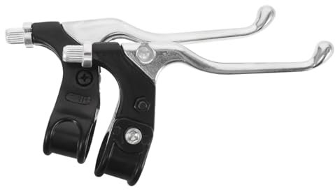 OHPHCALL 2 Stück Aluminium Bremshebel Für Fahrrad Faltbar Langlebig Mountainbike Ersatzteil Sicherheitsbremsgriff Für Rennrad Und Geländerad Lenker