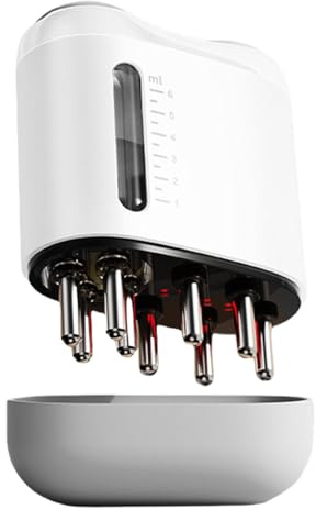 Haarölspender - 6ml Wadenmassagegerät Haarölspender Haarölspender 6ml Haarserum Applikator | 2 in 1 Kopfhautölspender Vibrations-Applikator für
