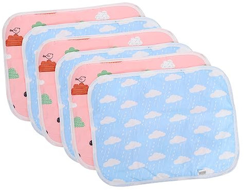 VANZACK 6stücke Waschbare Käfigeinlagen Für Meerschweinchen Und Hamster Wiederverwendbare Urinierpads Aus Saugfähig Für Bequeme Schlafumgebung Für Kleintiere