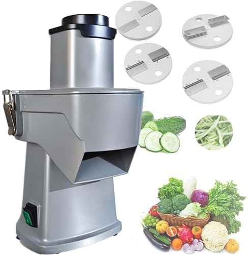 LjyAeono Machine à Couper Les LéGumes en DéS - Machine éLectrique pour Couper Les LéGumes en DéS Et Les Oignons De Pommes De Terre en Cubes