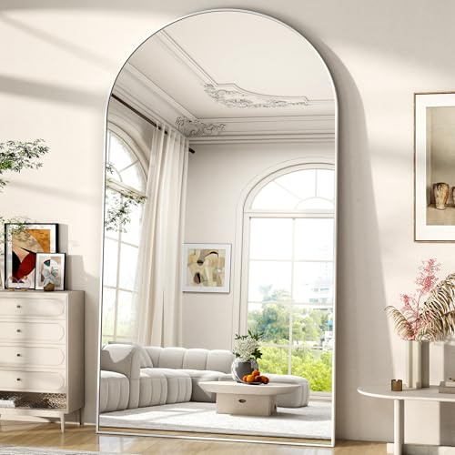 BEAUTYPEAK Extra Großer Ganzkörperspiegel 218x102 cm, Bogen Standspiegel