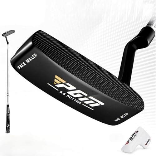 Putter da golf per uomini e donne destrorsi con linea di mira e copricapo, per sport (putter, con copricapo)