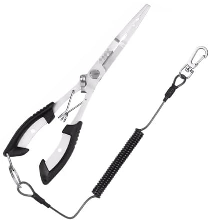HYFZOD Juego de Alicates Pesca de Aparejos, Alicates Pesca, cosas de pesca, Alicates de Corte de LíNea de Pesca, Pinza de Tijeras de Pescar, Inoxidable de Pesca de Alicates para LíNea