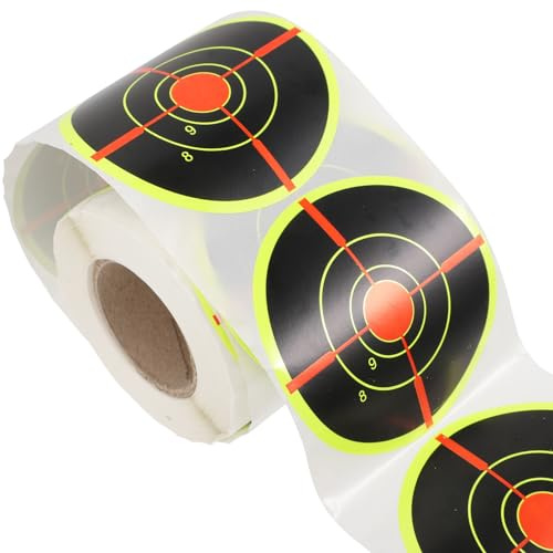 Autocollants de Cible Circulaires 3 Pouces, 200 Pièces, 1 Rouleau