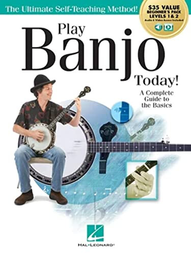 Play Banjo Today! All-In-One Beginner's Pack: Includes Book 1, Book 2, Audio & Video