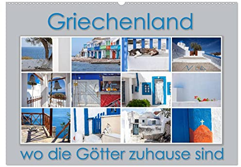 Griechenland - wo die Götter zuhause sind (Wandkalender 2026 DIN A2 quer), CALVENDO Monatskalender: Tauchen sie ein in den besonderen Flair Griechenlands (CALVENDO Orte)