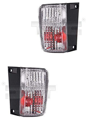Jeu de feux de recul droit et gauche pour modèle Primastar (X83) année de construction : 03/2001-06/2009 Vivaro (E7/F7/J7) 08/2001-06/2009 Trafic II (EL/FL/JL) Plastique sans support de lampe