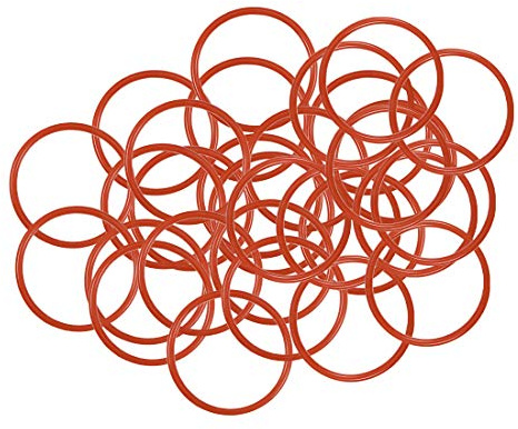 sourcing map 30 Stück O Ringe 25mmx22mmx1,5mm Dichtungsringe Rund Gummi Dichtung O Ring Seals Unterlegscheibe für Wasserhahn Spülventile Waschbecken Duschablauf Hydraulik Rohrschlauch