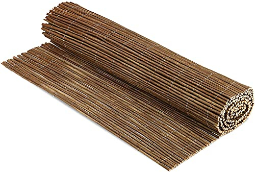 Sol Royal Weidenmatte Sichtschutz für Balkon & Zaun Natur 90x500cm – Leichte Montage & Stabiler Balkonsichtschutz für Terrasse & Garten Weidenzaun Sichtschutz Weide Windschutz – SolVision W79