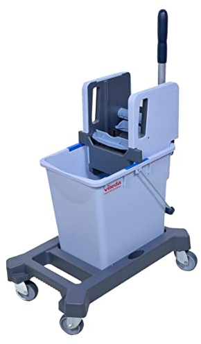 Vileda Professional Solución compacta de Prensa Vertical de un Solo Cubo de 25 litros