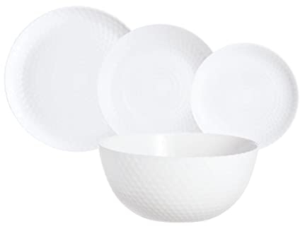 Luminarc Pampille Vajilla Opal Apto Microondas Apto Frigorífico Apilable