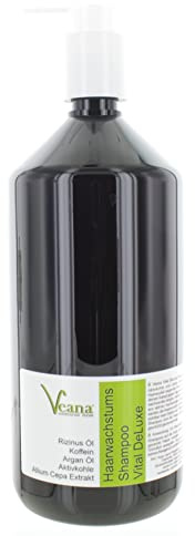 Veana Haarwachstums - Shampoo Vital DeLuxe (1000ml) - Haarwuchs - Shampoo, Anti-Haarausfall, Haarshampoo um Haarausfall zu stoppen und Haarwachstum zu reaktivieren und zu beschleunigen