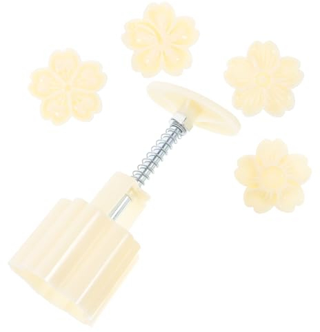 NAMOARLY Mondkuchenpresse Handpress-mondkuchenformen Aus Blumen-design Für Backformen Und Backwerkzeuge Zum Backen Köstlicher Mondkuchen