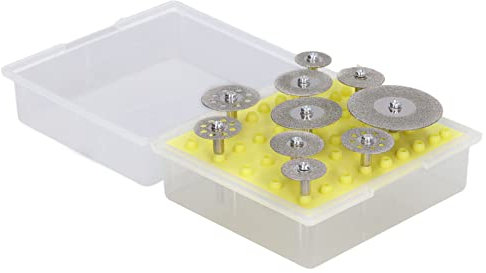 Juego de Ruedas de Corte de Corte de Esmeril de 10 Piezas, Juego de Ruedas de Disco de Corte, Juego de Ruedas de Disco de Corte, Accesorios de Piezas de Herramientas Rotativas