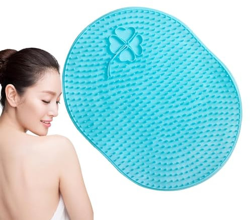 Épurateur de pieds de douche, tapis d'épurateur de pieds de douche - Nettoyant pour pieds à ventouse pour le bas du dos,Nettoyant pour les pieds de douche de dessin animé, tapis de massage des pieds l