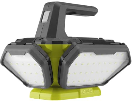 RYOBI 18 V ONE+ Akku-LED-Strahler-360°, R18L360-0, max. Lumen 3.500, ohne Akku und Ladegerät, Grün