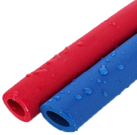Schlauch Rohrisolierung ID 16/20/32/43/48 mm Isolierschlauch Schaumstoff Rohr Isolierung Rohrdämmung Isolierrohr für Rutschfester Handgriff(Blau,16mmx7mmx180cm)