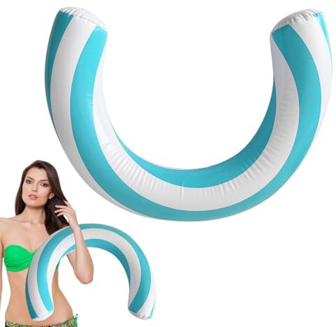 Gebogene Poolnudeln, Schwimmnudel Für Kinder Erwachsene, Aufblasbare Poolnudeln, Schwimmstange Pool, Aufblasbare Gebogene Sommernudeln Zum Schwimmen Für Pool Wasserspiele Wasserspielzeug Wasser