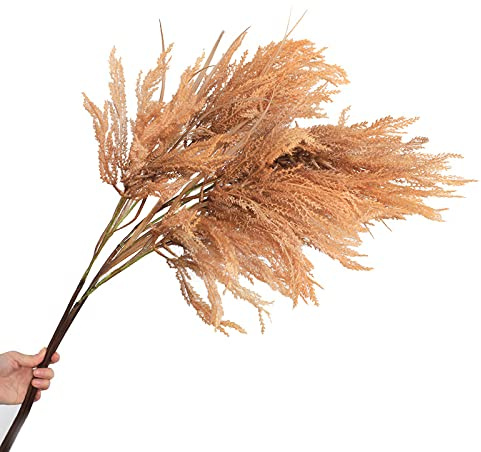 MRVAKDYDI Fleurs décoratives artificielles en Plastique, Bouquet de jacinthes de Raisin Spring Bush Bleu 31,5 Pouces, Paquet de 2
