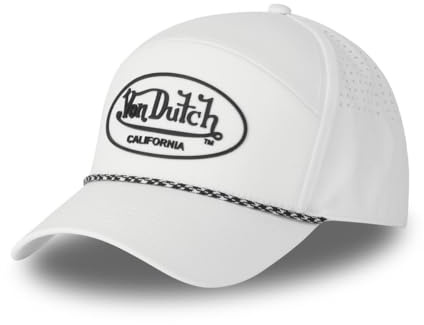 Von Dutch Cap 6 Panel Erwachsene Logo Rubber Print Cord