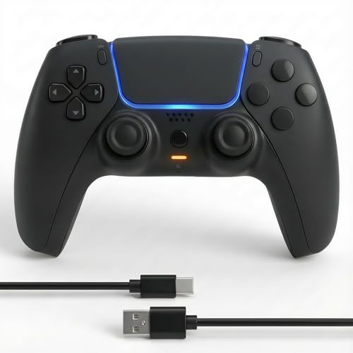 Gatoo Wireless Controller Compatible with PS5/PS5 Slim/PS5 Pro with1500mAh Battery, Dual Vibration
