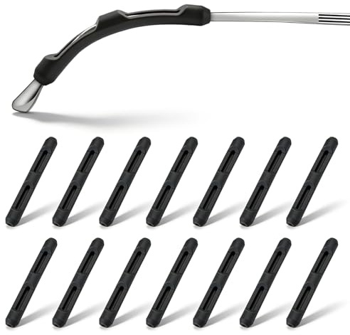 14 Paar Brillenbügel Antirutsch Silikon, Rutschfeste Ohrbügel Überzüge Für Brillen, Weiche Anti Rutsch Brillenbügel Für Sonnenbrille, Lesebrille Und Sportbrille, Komfortabler Halt Ohne Verrutschen