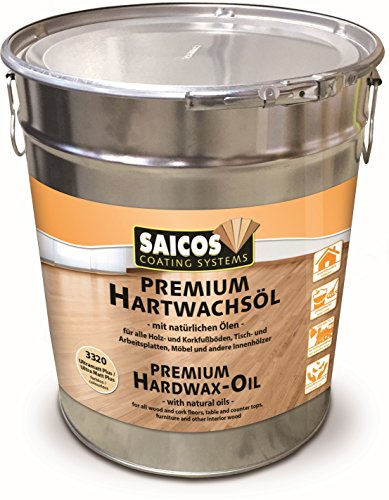 Saicos Premium Hartwachsöl 3320 Ultramatt Plus farblos 10 Liter