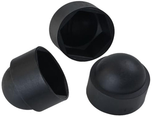 500 Stück Sechskant Schutzkappe M5 - Schlüsselweite 8mm, Farbe schwarz - Abdeckkappen