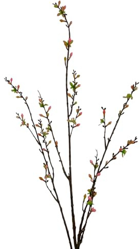 Unbekannt Künstlicher KIRSCHBLÜTENZWEIG ca 115 cm. Kirsch - Blüten - Knospen - AST, Zweig in PFIRSICH PINK 18606 25