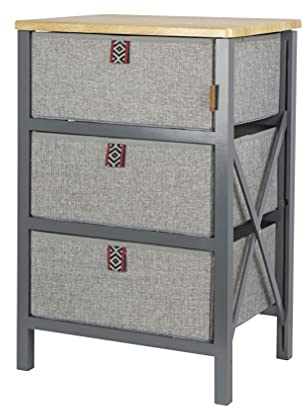 Bo-Camp Urban Outdoor Unisex's Hamlets Cabinet, Grey, One Size