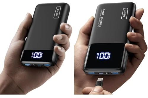 INIU Power Bank, 20000mAh Fast Charging Portable Charger, 22.5W Powerbank & Power Bank, 10000mAh Slimmest Fast Charging Portable Charger, 22.5W Battery Pack PD3.0 QC4.0, Powerbank USB C