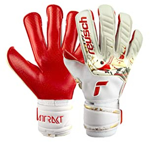 Reusch Guantes de Portero Atractivo Gold X GluePrint con excelente Agarre y Corte de Costura Exterior