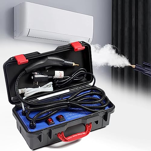 ALSUP Pulitore a Vapore ad Alta Pressione, Macchina di Pulizia Portatile ad Alta Temperatura, Macchina di Pulizia a Vapore ad Alta Temperatura da 3-5 Bar, per Uso Domestico,220V-3000W