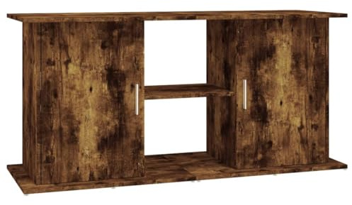 vidaXL Aquariumständer Räuchereiche 121x41x58 cm Holzwerkstoff